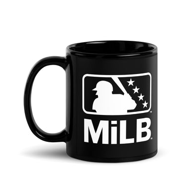 2023 MiLB Logo Black Glossy Mug