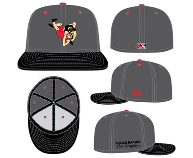 Mat Grapplers Theme Night Fitted Hat