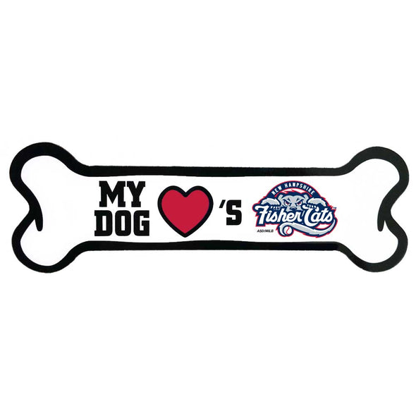 New Hampshire Fisher Cats Bone Magnet