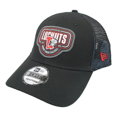 Lansing Lugnuts New Era 940 Logo Patch Hat