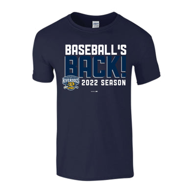Charleston RiverDogs Baseball's Back Navy Tee