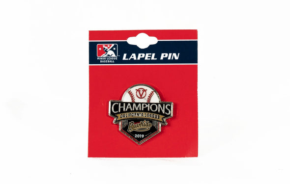 Visalia Rawhide 2019 California League Championship Pin