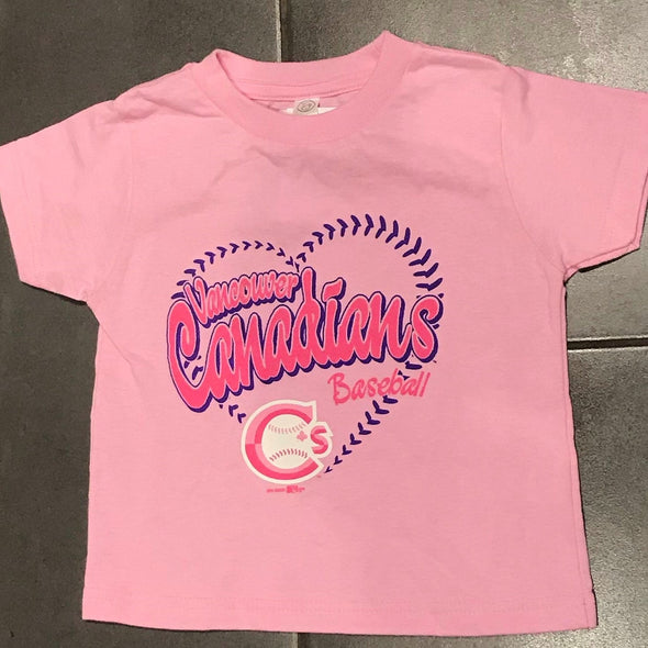 Vancouver Canadians Toddler T Shirt Pink