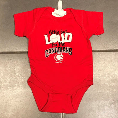 Vancouver Canadians Baby Onesie Red