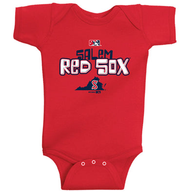 Salem Red Sox Bimm Ridder Added Infant Onesie