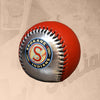 Spokane Indians Silver Metallic Baseball