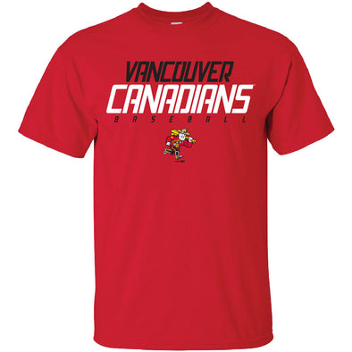 Vancouver Canadians Youth Mountie T Red