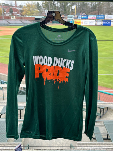 Women's Nike Wood Ducks Pride Tee