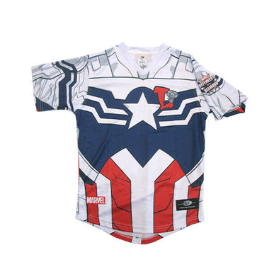 Lansing Lugnuts Youth Sam Wilson Captain America Replica Jersey