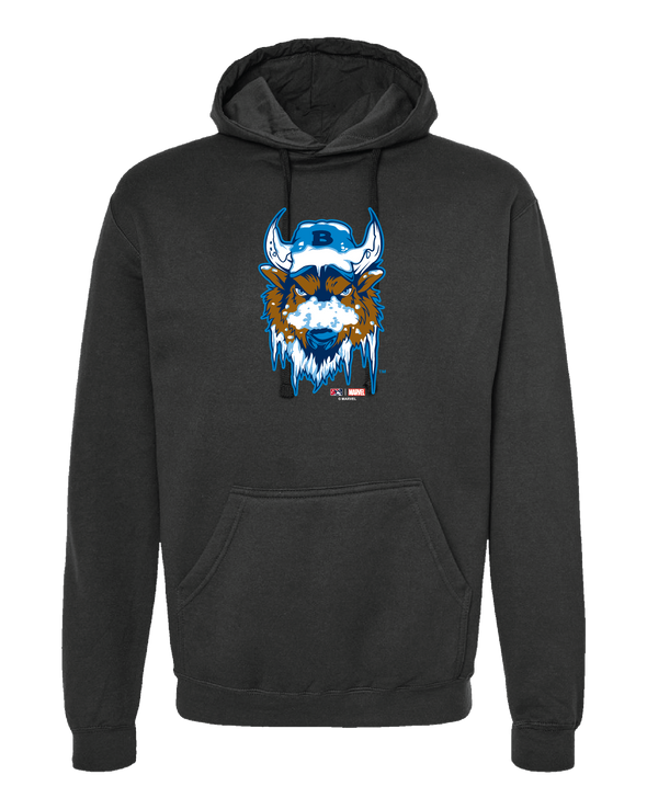 Buffalo Bisons Youth Marvel's Defenders of the Diamond Black Primary Hoodie