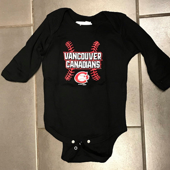 Vancouver Canadians Baby Onesie Black