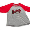 Visalia Rawhide Youth 3/4 Sleeve Raglan Rawhide Shirt by Bimm Ridder