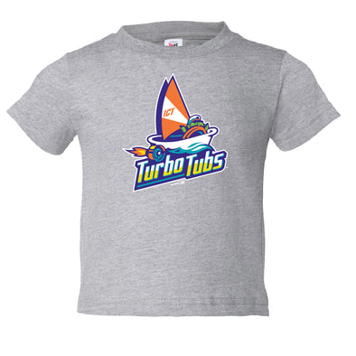 Wichita Wind Surge Toddler Grey Turbo Tubs Logo Tee
