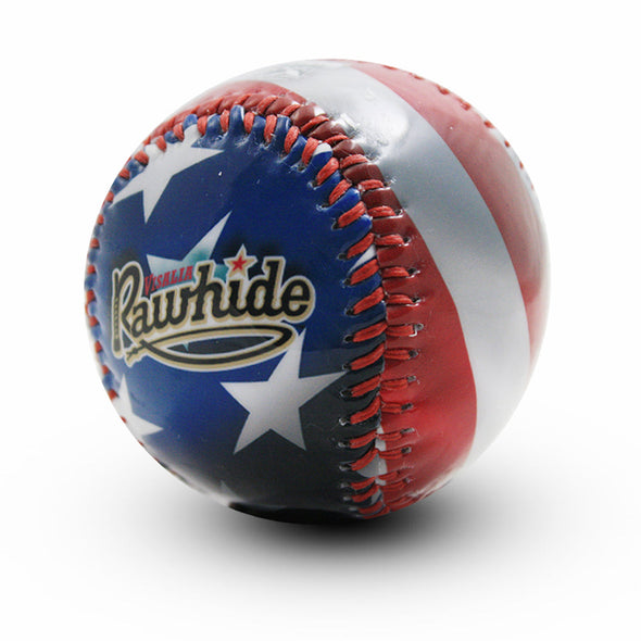 Rawhide Logo Baseball - Red, White & Blue